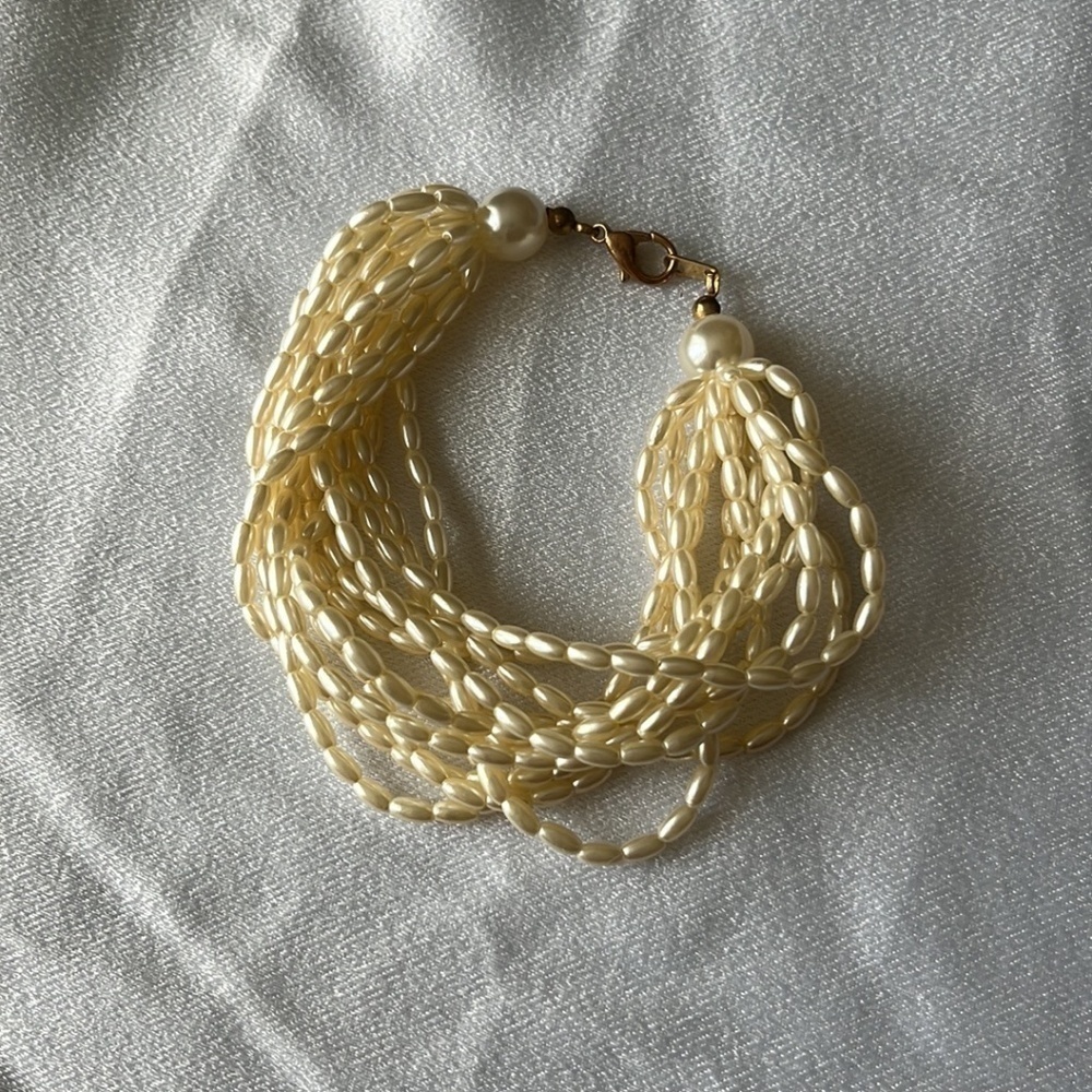 Vintage Costume Freshwater Pearl Jewelry Set - Picture 3 of 4